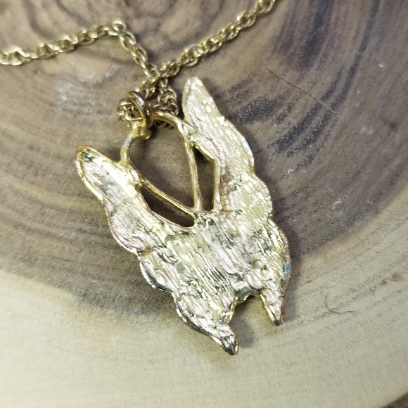 Beautiful vintage butterfly necklace - Picture 4 of 5